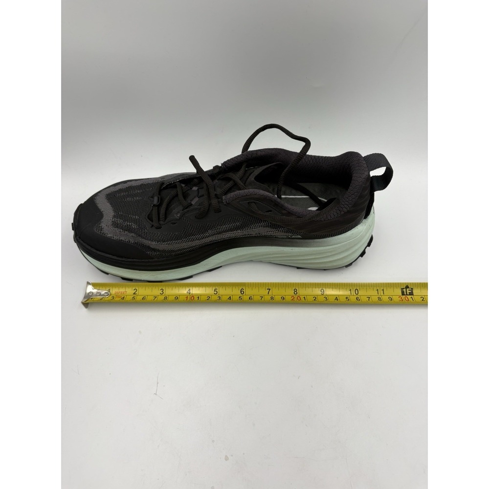 Topo Athletic Vista Mens Trail Running Sneakers Black Grey Size 9 Vibram Sole - Picture 7 of 11